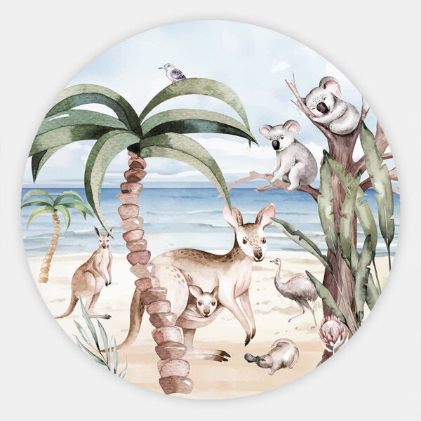 Jungle kinderkamer muursticker