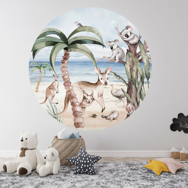 Jungle kinderkamer muursticker