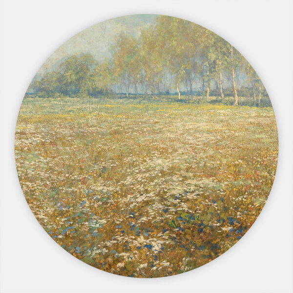 Muurcirkel Bloeiende weide Egbert Rubertus Derk Schaap