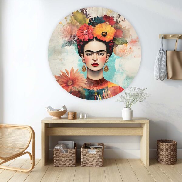 muurcirkel frida kahlo schilderij