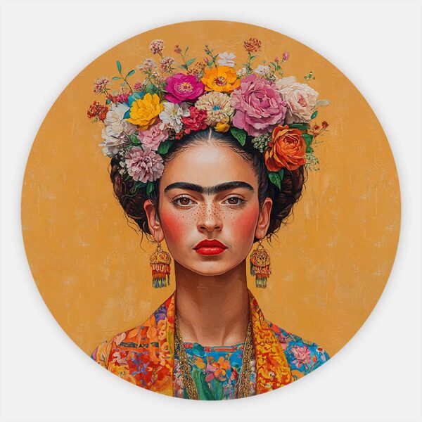 muurcirkel frida kahlo schilderij
