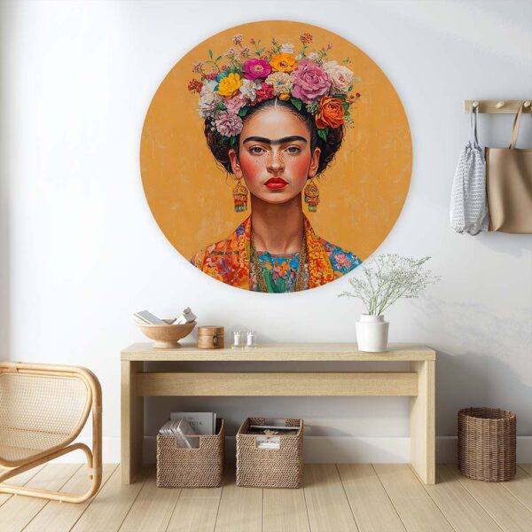 muurcirkel frida kahlo schilderij