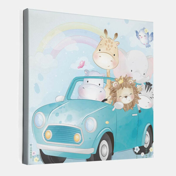 Groepje-wilde-dieren-in-auto-canvas-binnen.jpg