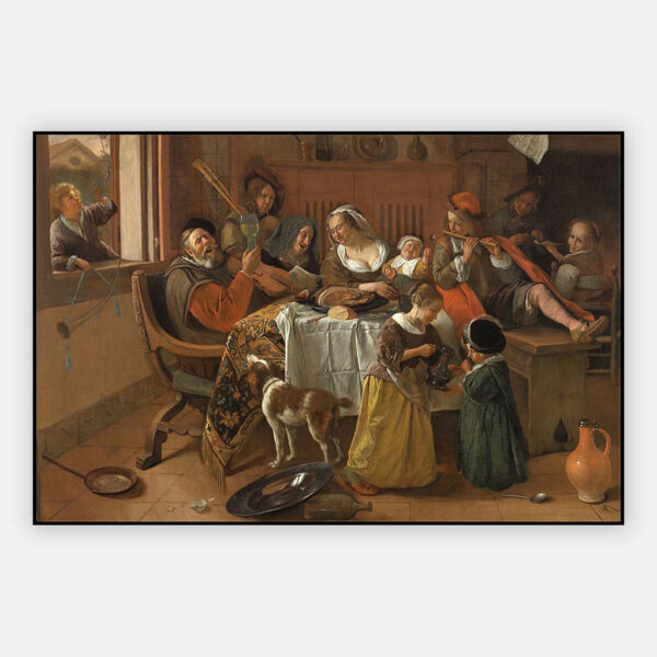 Het-vrolijke-huisgezin-Jan-Havicksz-Steen-1668-artframe.jpg