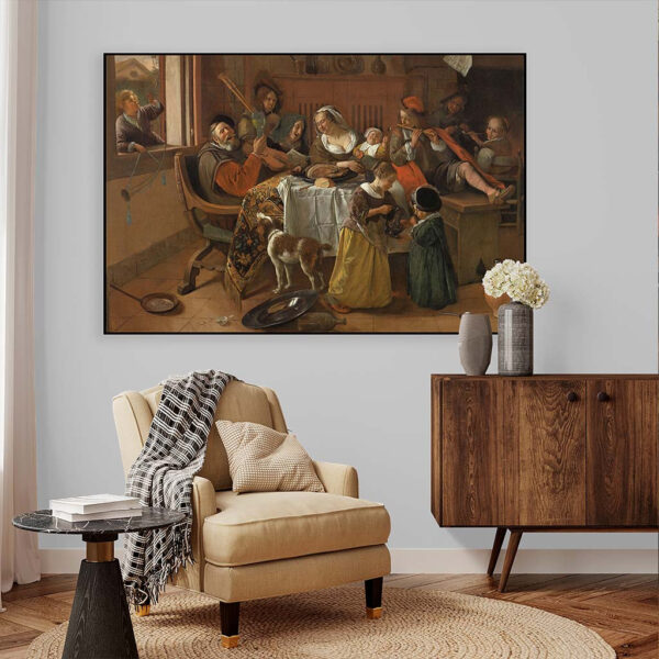 Het-vrolijke-huisgezin-Jan-Havicksz-Steen-1668-artframe-sfeer.jpg
