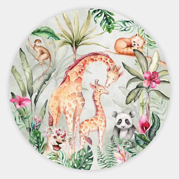 Jungle kinderkamer muursticker
