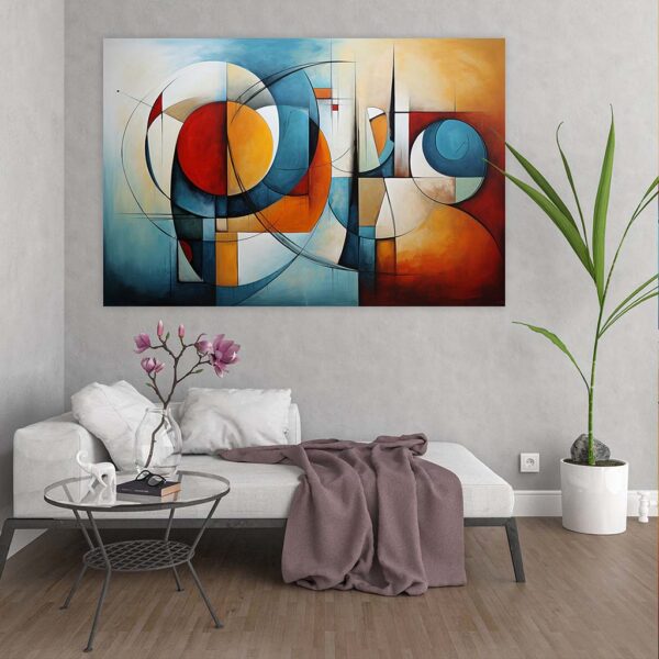 Schilderij kleurrijk abstract