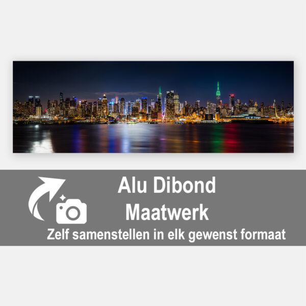 Foto op alu dibond in maatwerk