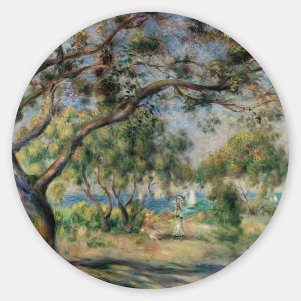 Pierre-Auguste-Renoir---Bois-de-la-Chaise-muurcirkel.jpg