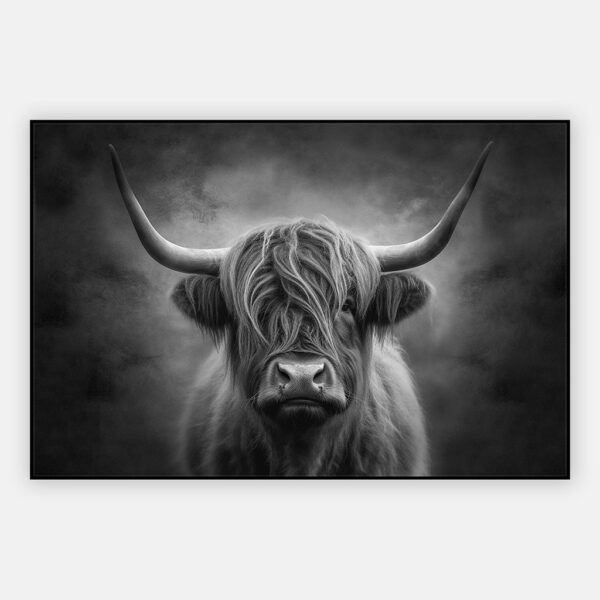 Schotse-Hooglander-portret-zwart-wit-artframe.jpg