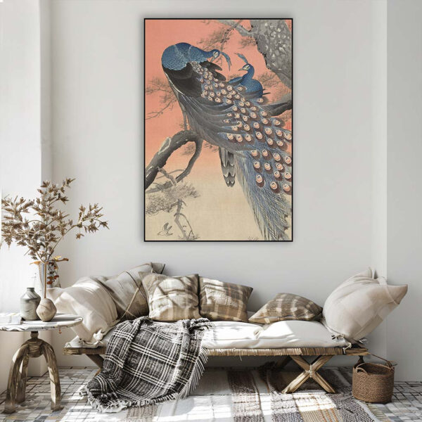Twee-pauwen-op-boomtak-Ohara-Koson-artframe-sfeer.jpg