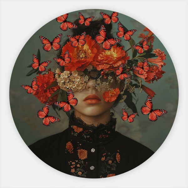 Vrouw-bloemen-vlinders-muurcirkel.jpg