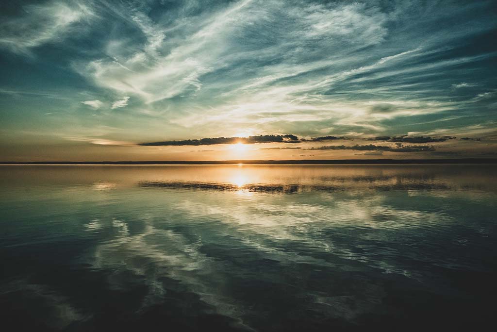 Zonsondergang vakantie