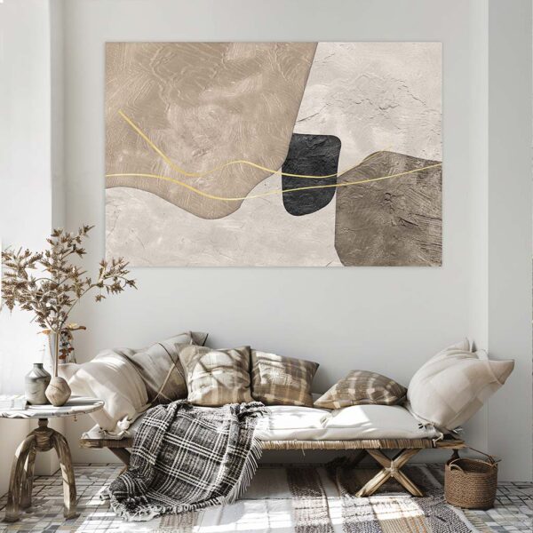 schilderij abstract met structuur