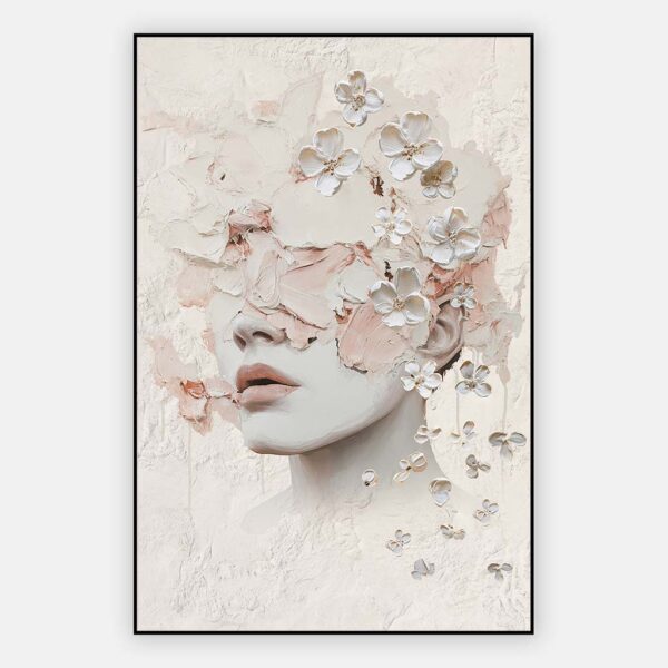 Schilderij vrouw in artframe